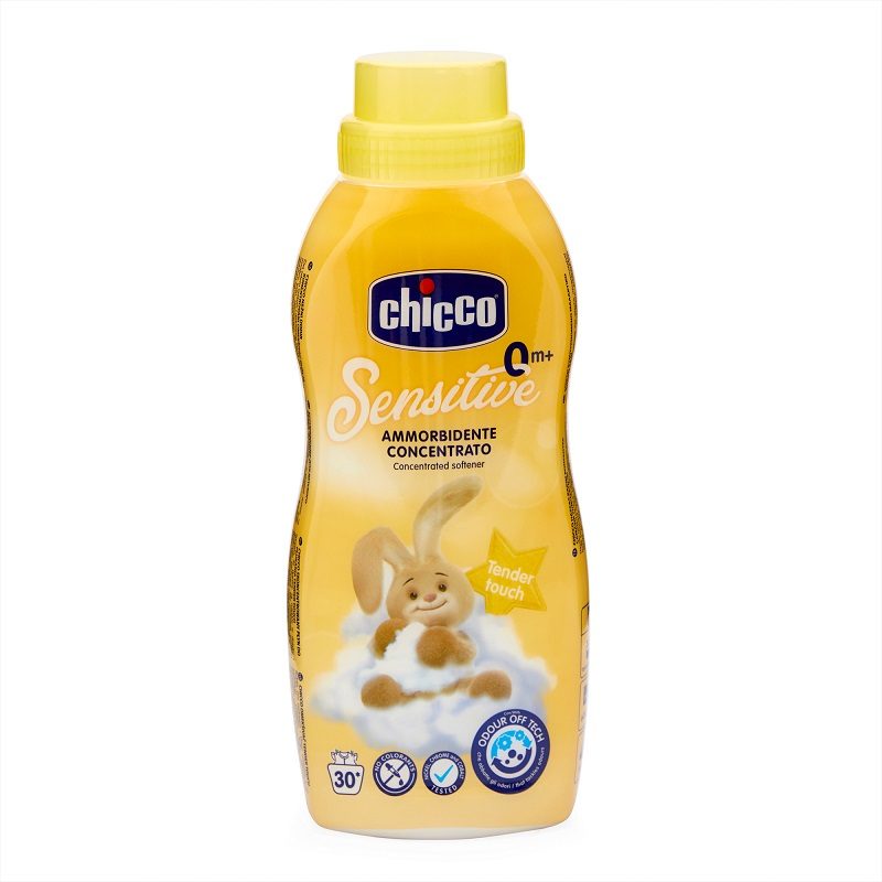 6x CHICCO Aviváž koncentrovaná Jemný dotyk 750 ml (6x30 praní) – Obrázok 3