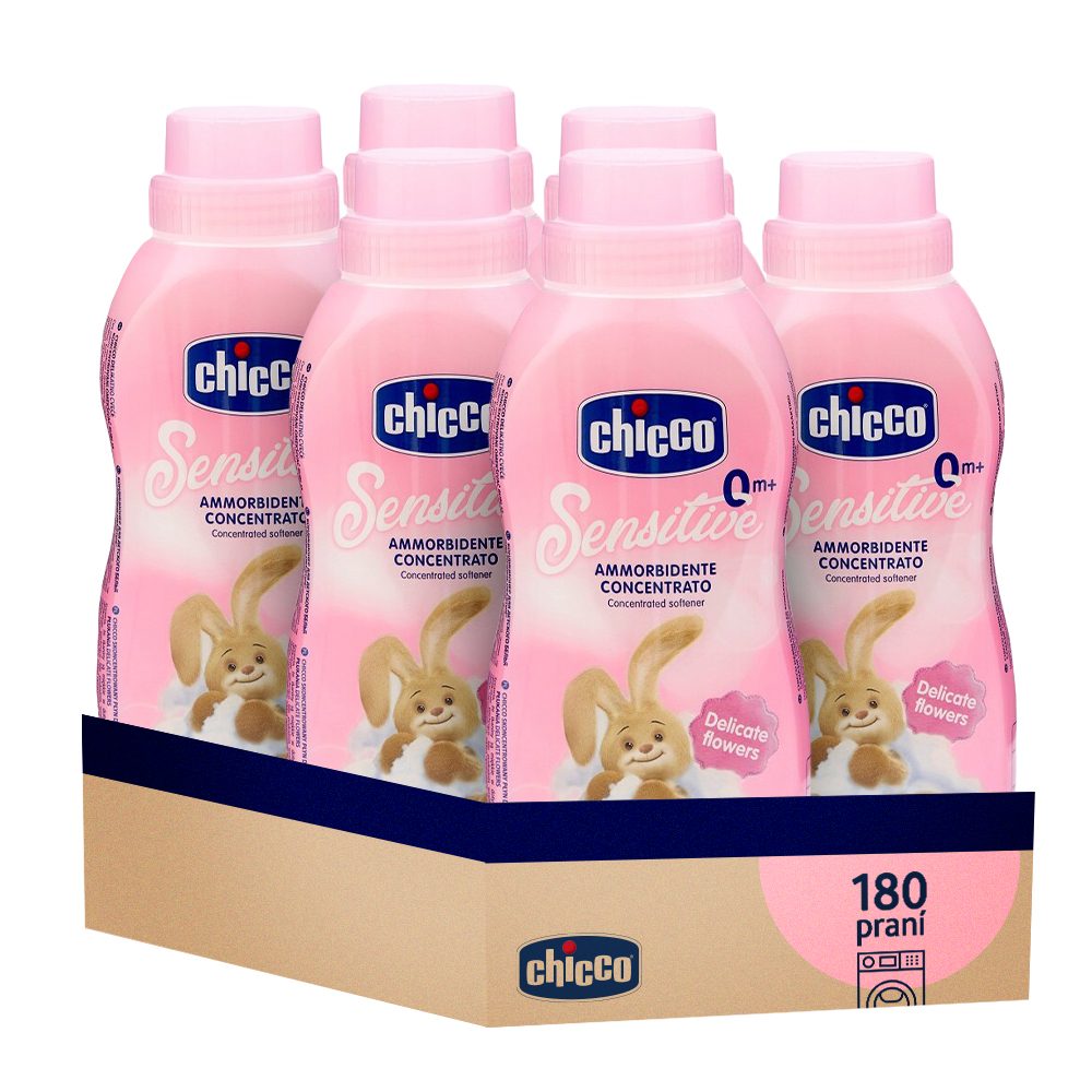 6x CHICCO Aviváž koncentrovaná Kvetinové objatie 750 ml (6x30 praní) – Obrázok 2