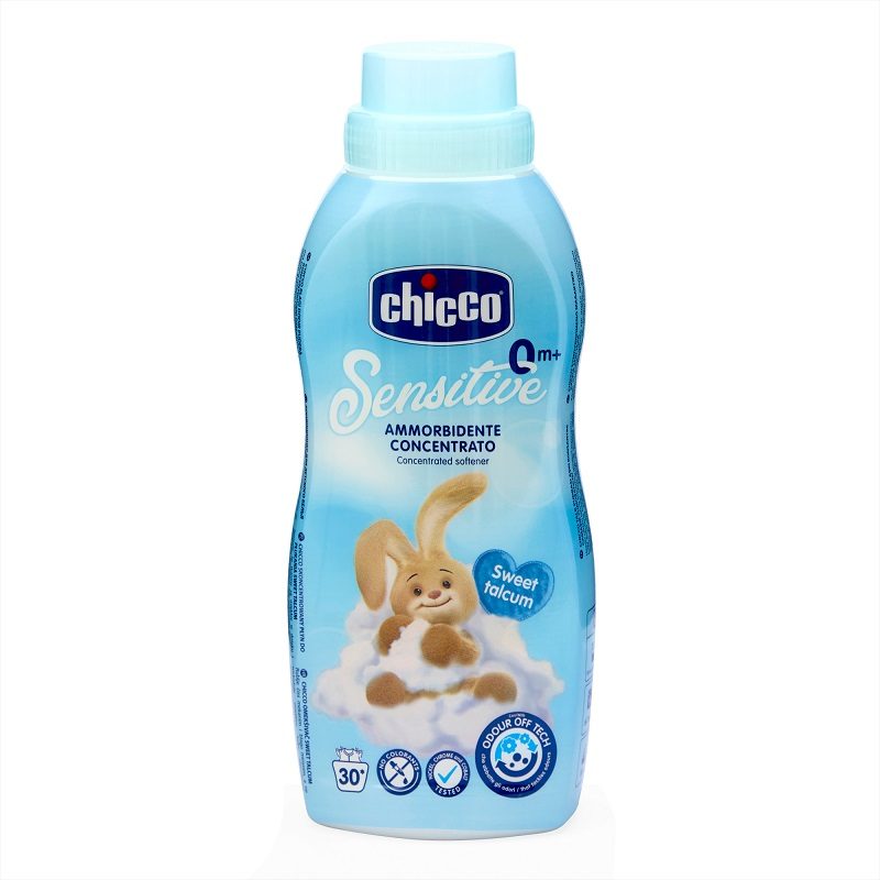 6x CHICCO Aviváž koncentrovaná Sladký Púder 750 ml (6x30 praní) – Obrázok 3