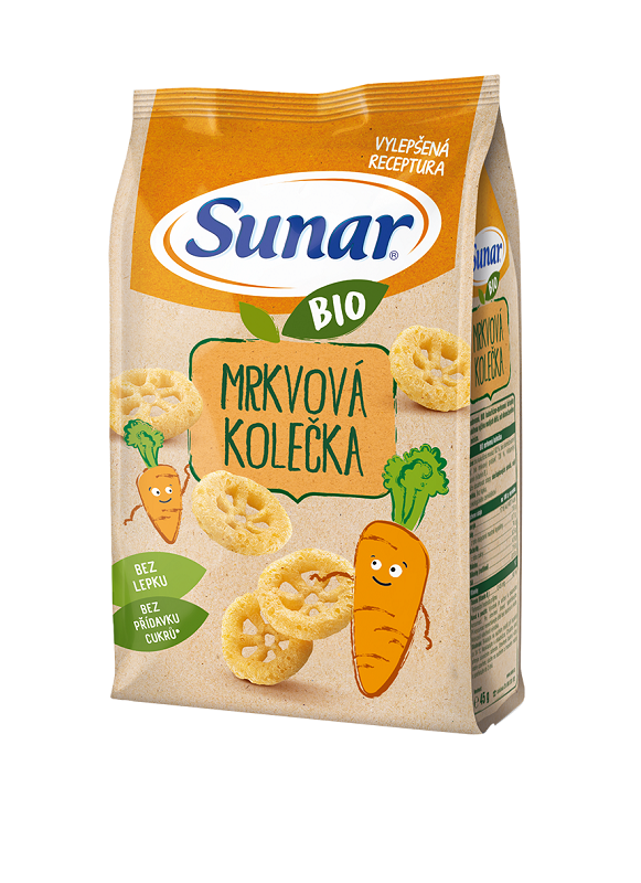 6x SUNAR BIO Chrumky Mrkvové kolieska 45 g – Obrázok 4