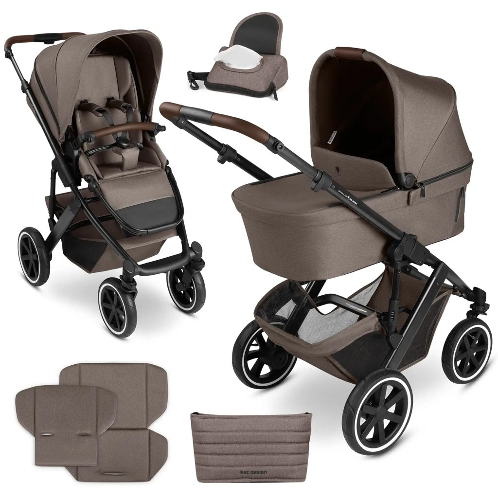 ABC DESIGN Kočík kombinovaný Salsa 5 Air nature 2025 + adaptér pre autosedačku zadarmo – Obrázok 2