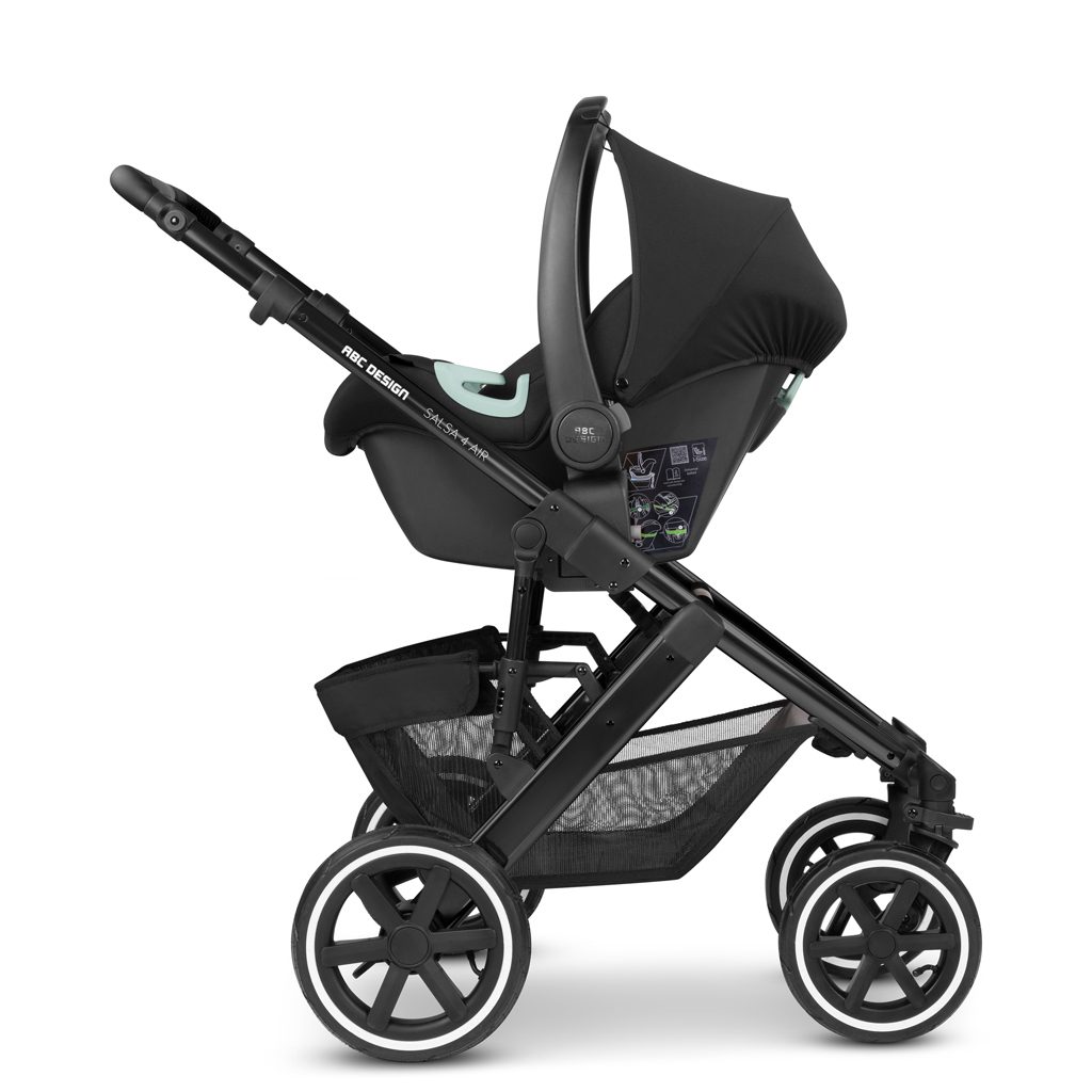 ABC DESIGN Kočík kombinovaný Salsa 4 Air biscuit 2024 + adaptér pre autosedačku zdarma – Obrázok 6