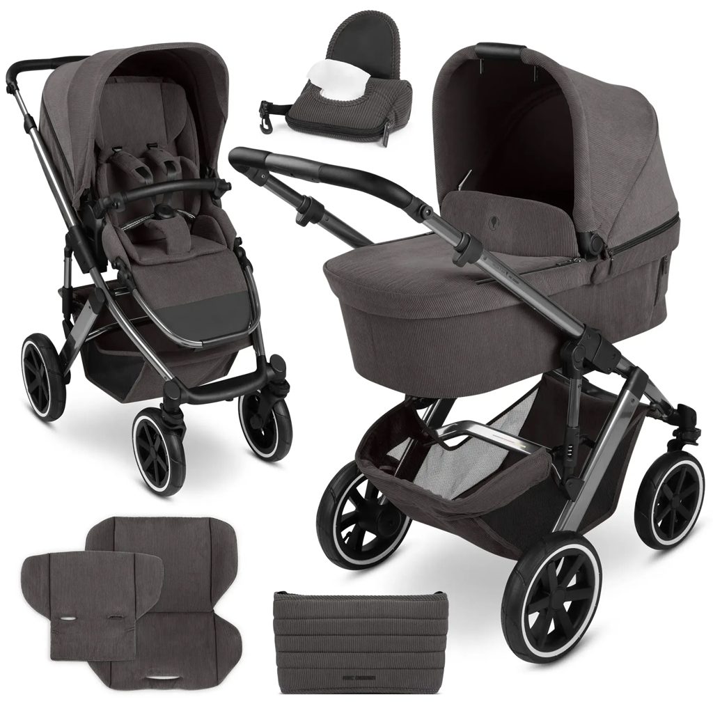 ABC DESIGN Kočík kombinovaný Salsa 5 Air almond 2025 + adaptér pre autosedačku zadarmo – Obrázok 2
