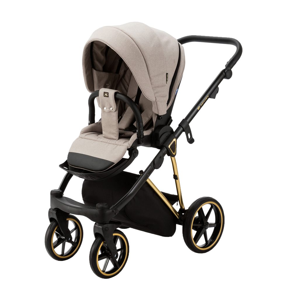 ADAMEX Kočík kombinovaný Belissa Special Edition Beige/Gold – Obrázok 8