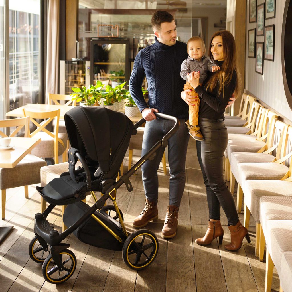 ADAMEX Kočík kombinovaný Belissa Special Edition Black/Gold – Obrázok 20
