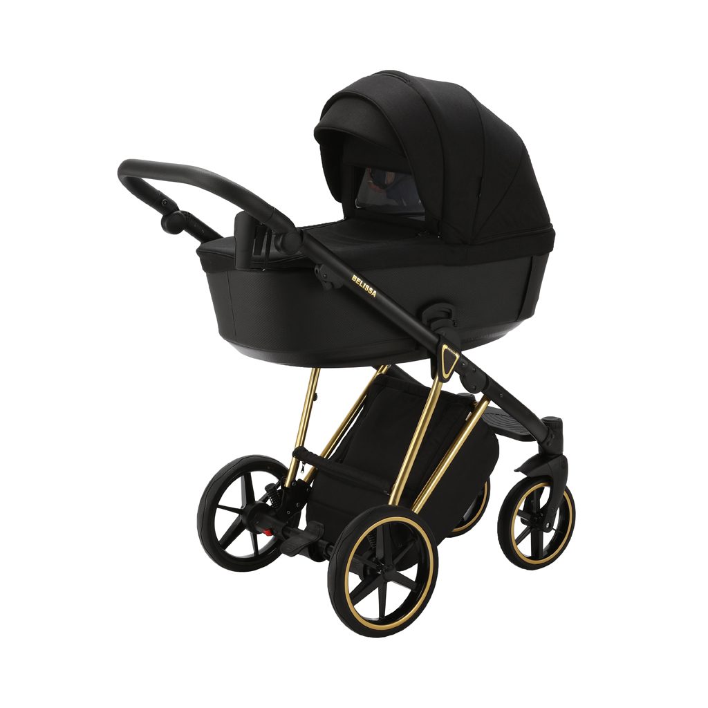 ADAMEX Kočík kombinovaný Belissa Special Edition Black/Gold – Obrázok 4