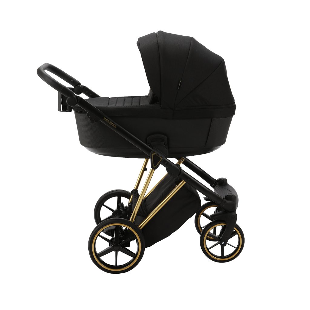 ADAMEX Kočík kombinovaný Belissa Special Edition Black/Gold – Obrázok 5