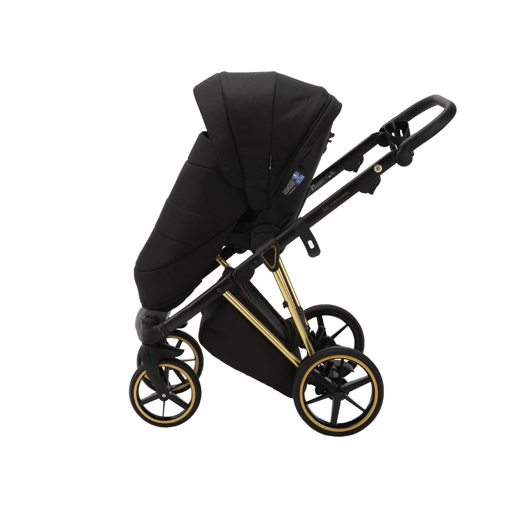 ADAMEX Kočík kombinovaný Belissa Special Edition Black/Gold – Obrázok 8