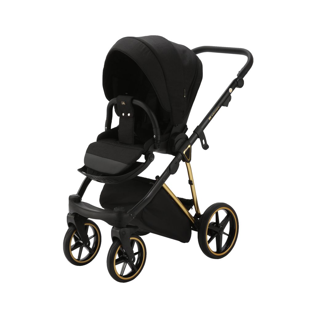 ADAMEX Kočík kombinovaný Belissa Special Edition Black/Gold – Obrázok 9