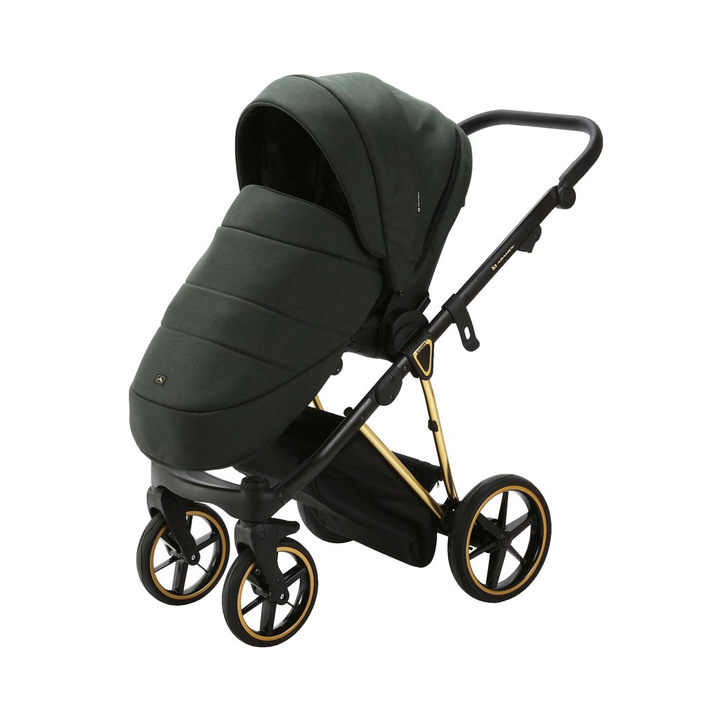 ADAMEX Kočík kombinovaný Belissa Special Edition Dark Green/Gold – Obrázok 6