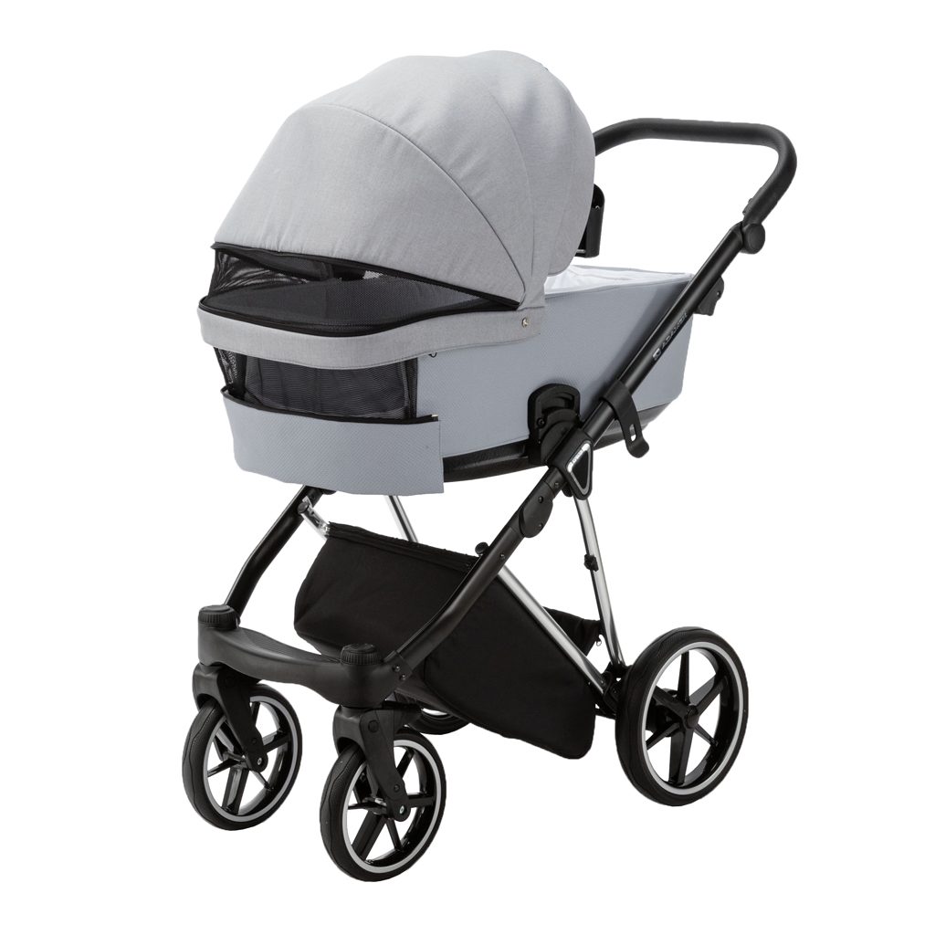 ADAMEX Kočík kombinovaný Belissa Special Edition Grey/Silver – Obrázok 6
