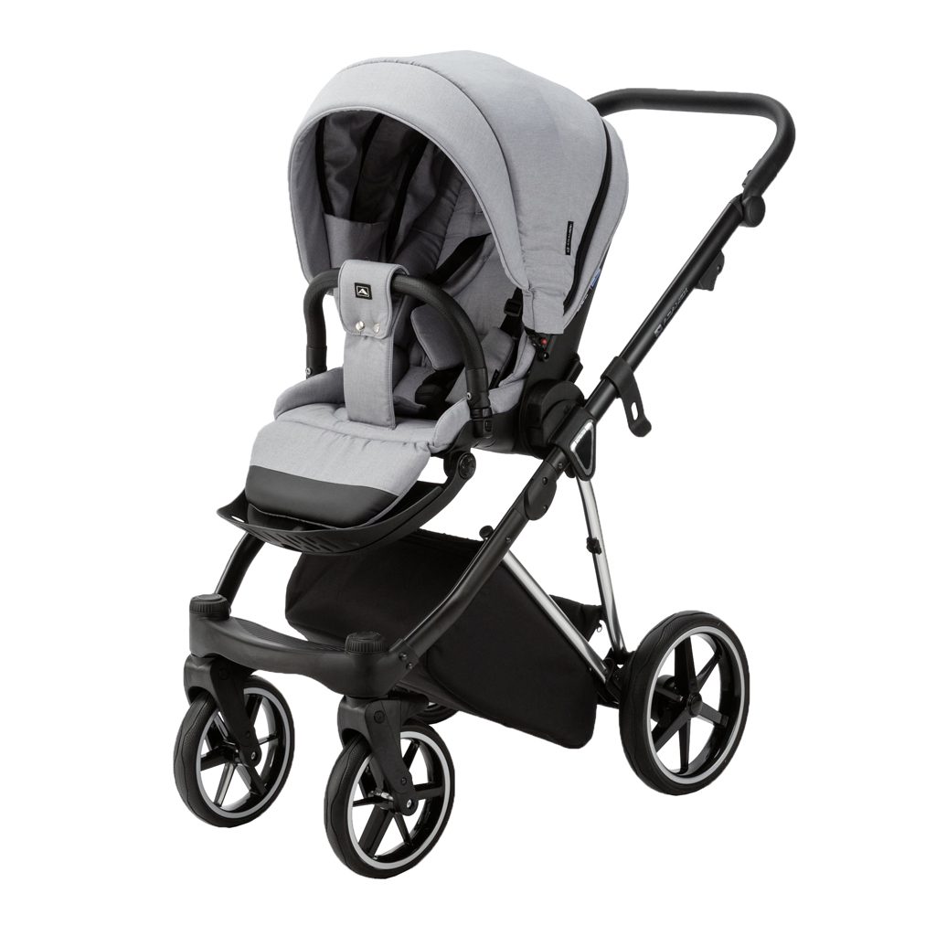 ADAMEX Kočík kombinovaný Belissa Special Edition Grey/Silver – Obrázok 8