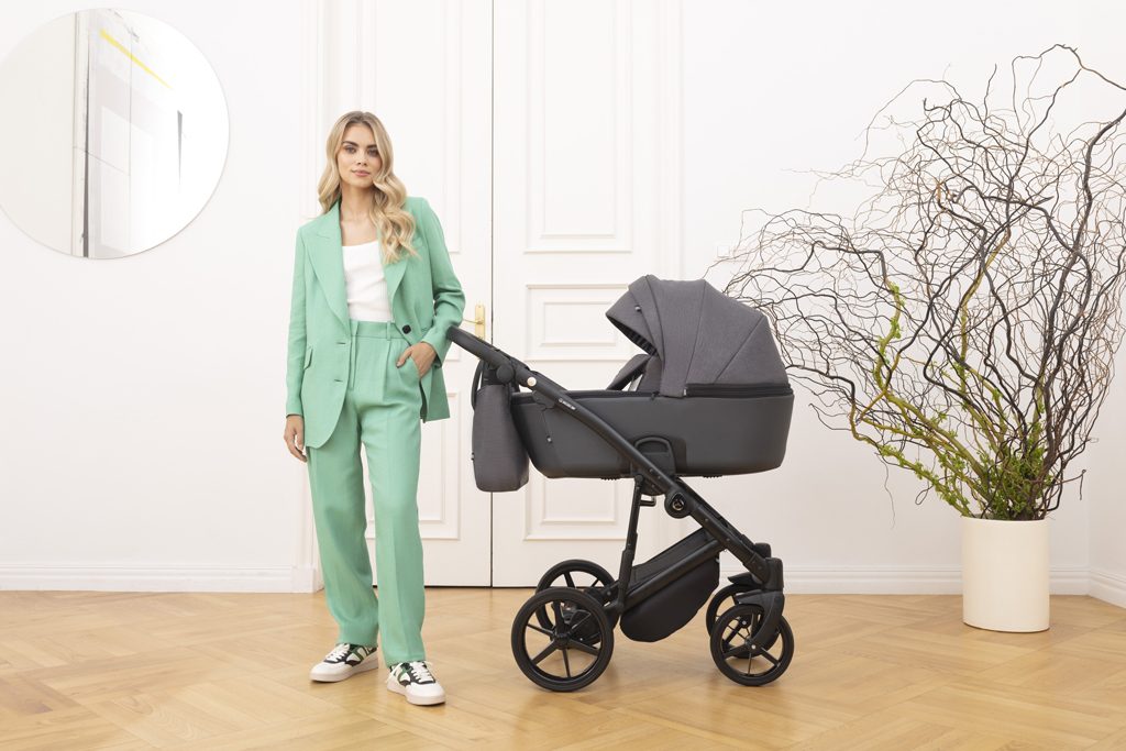 ADAMEX Kočík kombinovaný Mobi New Lux Beige – Obrázok 22
