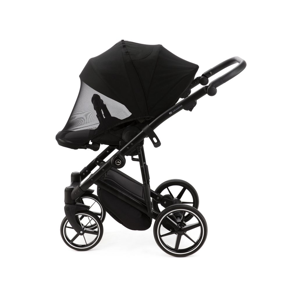 ADAMEX Kočík kombinovaný Mobi New Lux Black – Obrázok 11