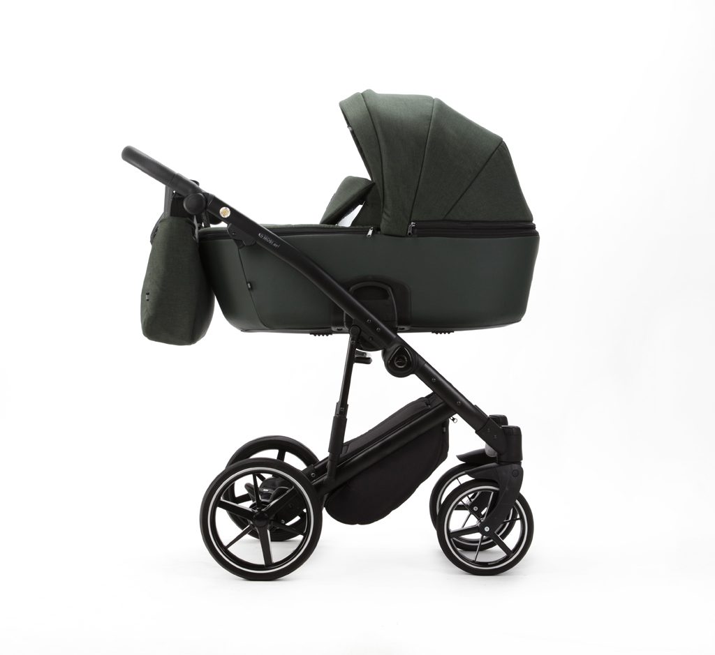 ADAMEX Kočík kombinovaný Mobi New Lux Black – Obrázok 14