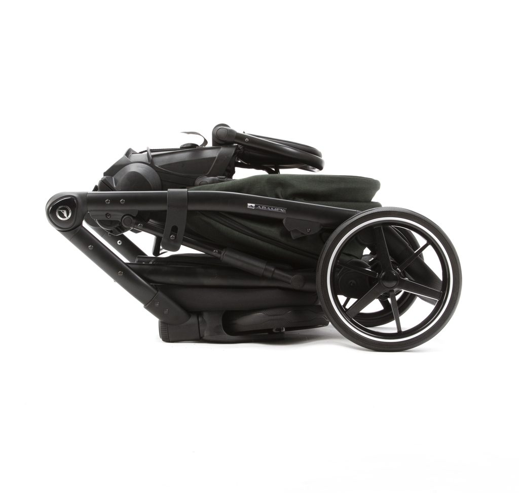 ADAMEX Kočík kombinovaný Mobi New Lux Black – Obrázok 18