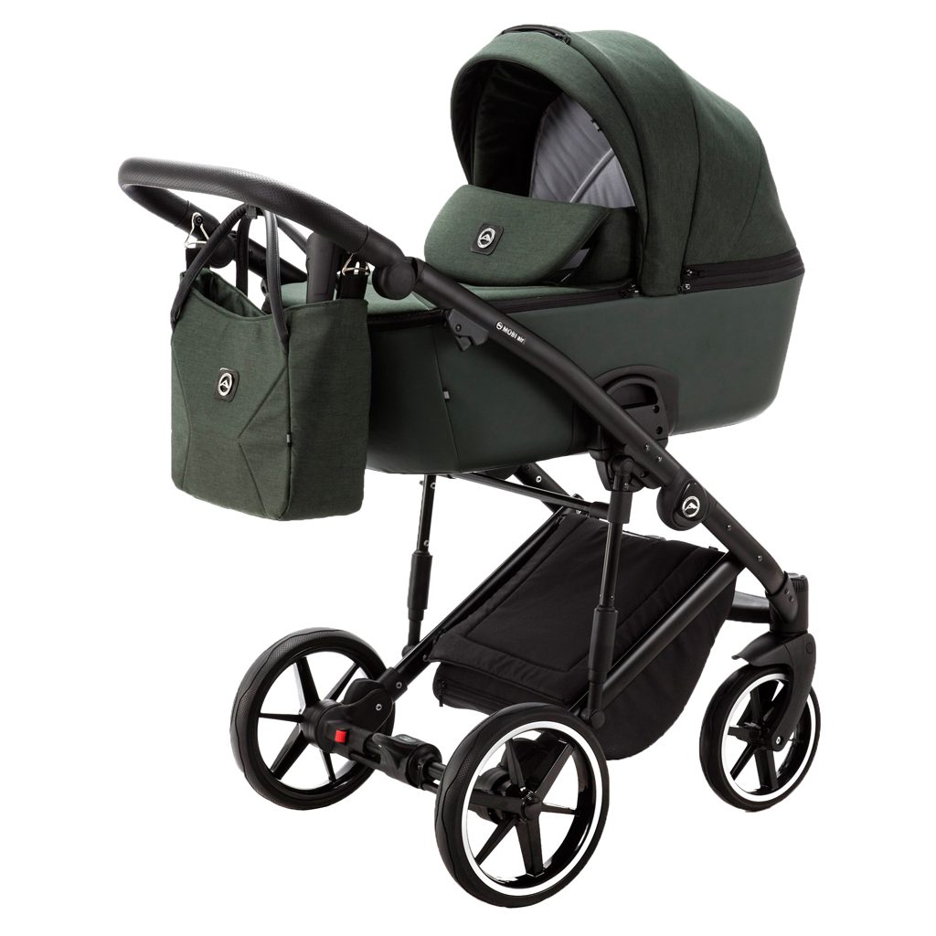 ADAMEX Kočík kombinovaný Mobi New Lux Green – Obrázok 3