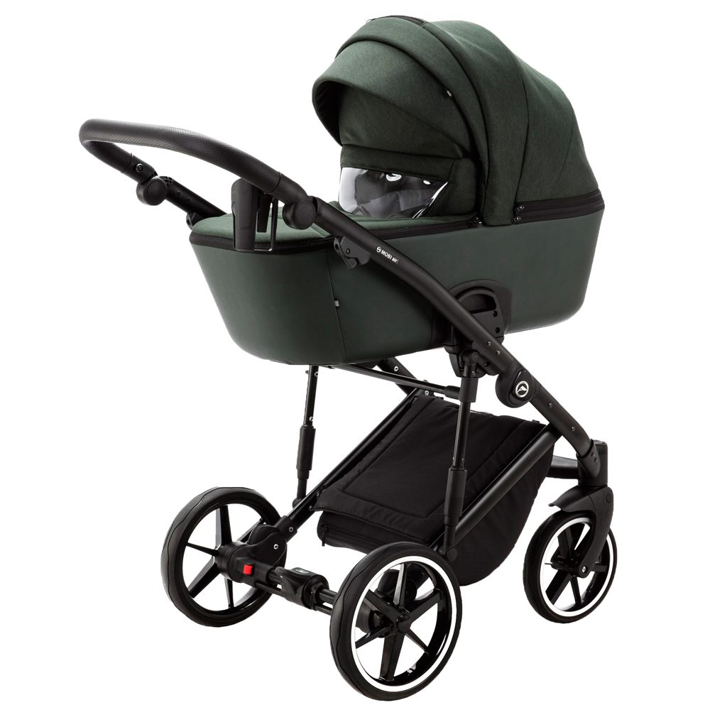 ADAMEX Kočík kombinovaný Mobi New Lux Green – Obrázok 4
