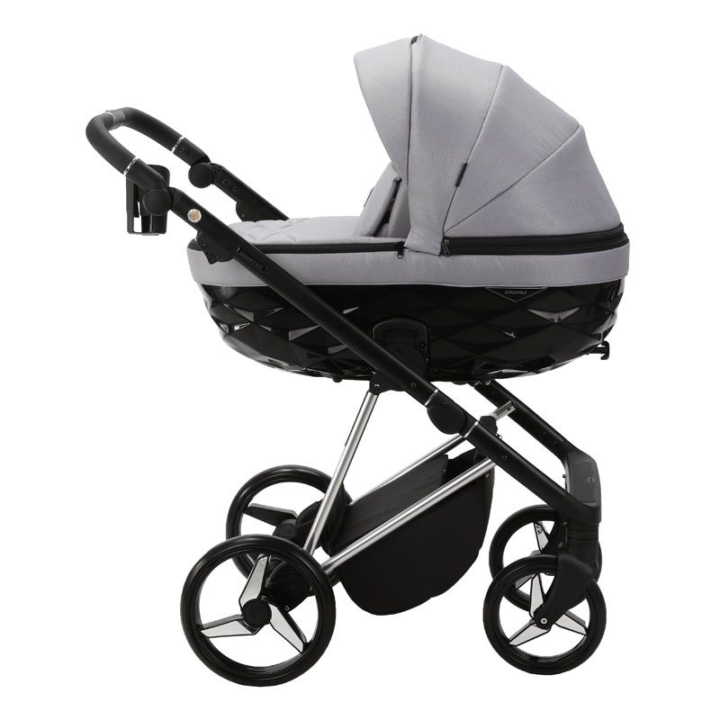 ADAMEX Kočík kombinovaný Quantum Special Edition Grey/Silver – Obrázok 5