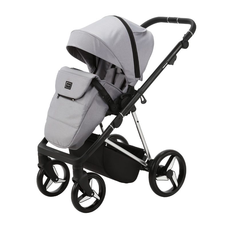 ADAMEX Kočík kombinovaný Quantum Special Edition Grey/Silver – Obrázok 7
