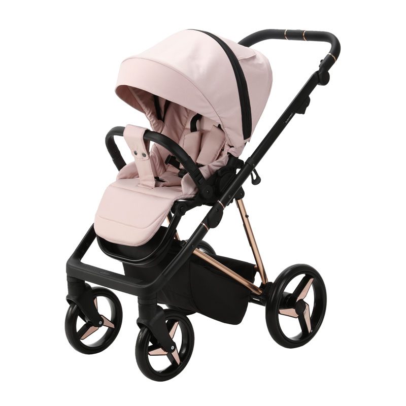 ADAMEX Kočík kombinovaný Quantum Special Edition Pink/Rosegold – Obrázok 8