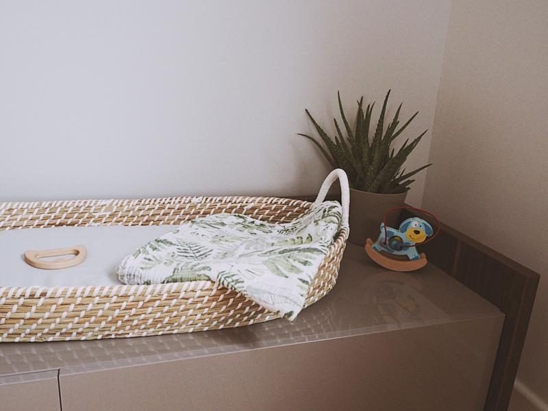 AHOJBABY Košík prebaľovací pre bábätko Smart Basket natural + podložka – Obrázok 4