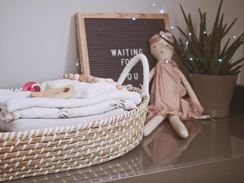 AHOJBABY Košík prebaľovací pre bábätko Smart Basket natural + podložka – Obrázok 7