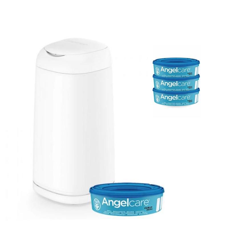 ANGELCARE Kôš na plienky Dress Up + 1 kazeta + náhradné kazety 3 ks – Obrázok 2