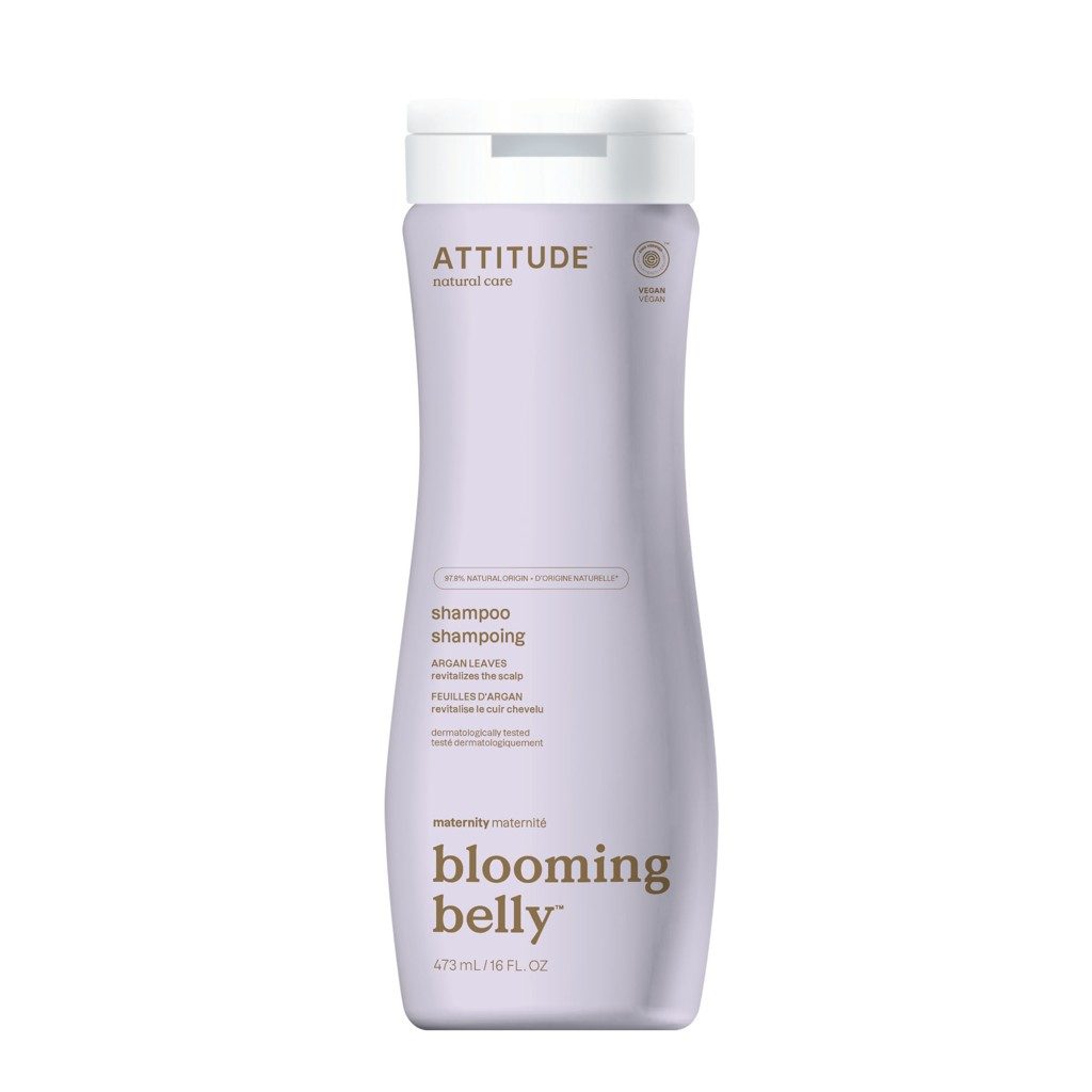 ATTITUDE Prírodný šampón Blooming Belly nielen pre tehotné s arganom 473 ml – Obrázok 2