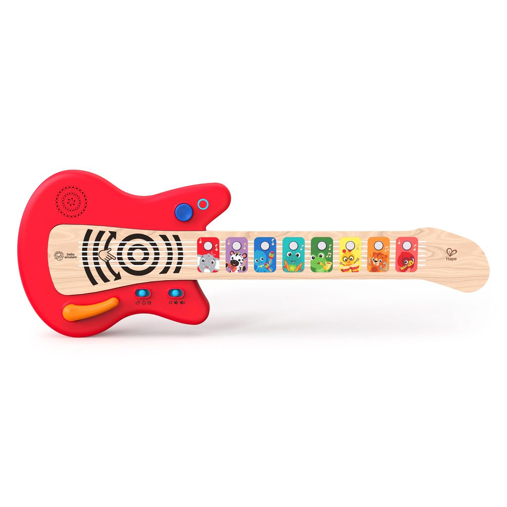 BABY EINSTEIN Hračka drevená hudobná gitara Together in Tune Guitar™ Connected Magic Touch™ HAPE 6m+ – Obrázok 2