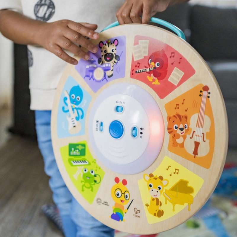 BABY EINSTEIN Hračka drevená multihudobná Cal's Smart Sounds Symphony™ Magic Touch™ HAPE 6m+ – Obrázok 6
