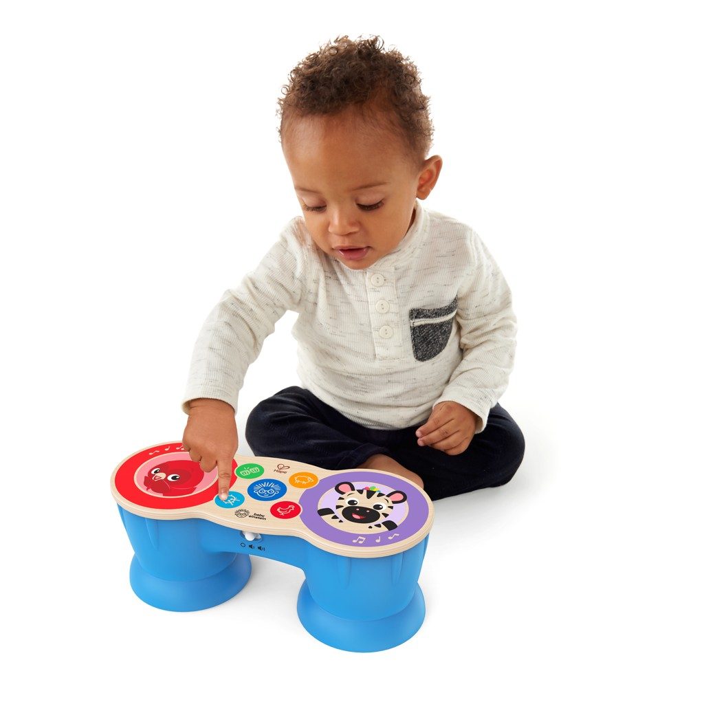 BABY EINSTEIN Hračka hudobná Bubny Upbeat Tunes™ Magic Touch™ HAPE 6m+ – Obrázok 5