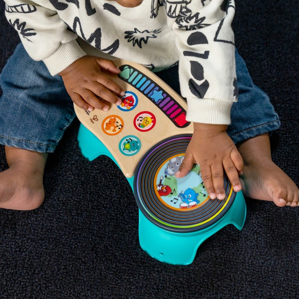 BABY EINSTEIN Hračka hudobná Gramofón DJ Discovery™ Magic Touch™ HAPE 6m+ – Obrázok 8