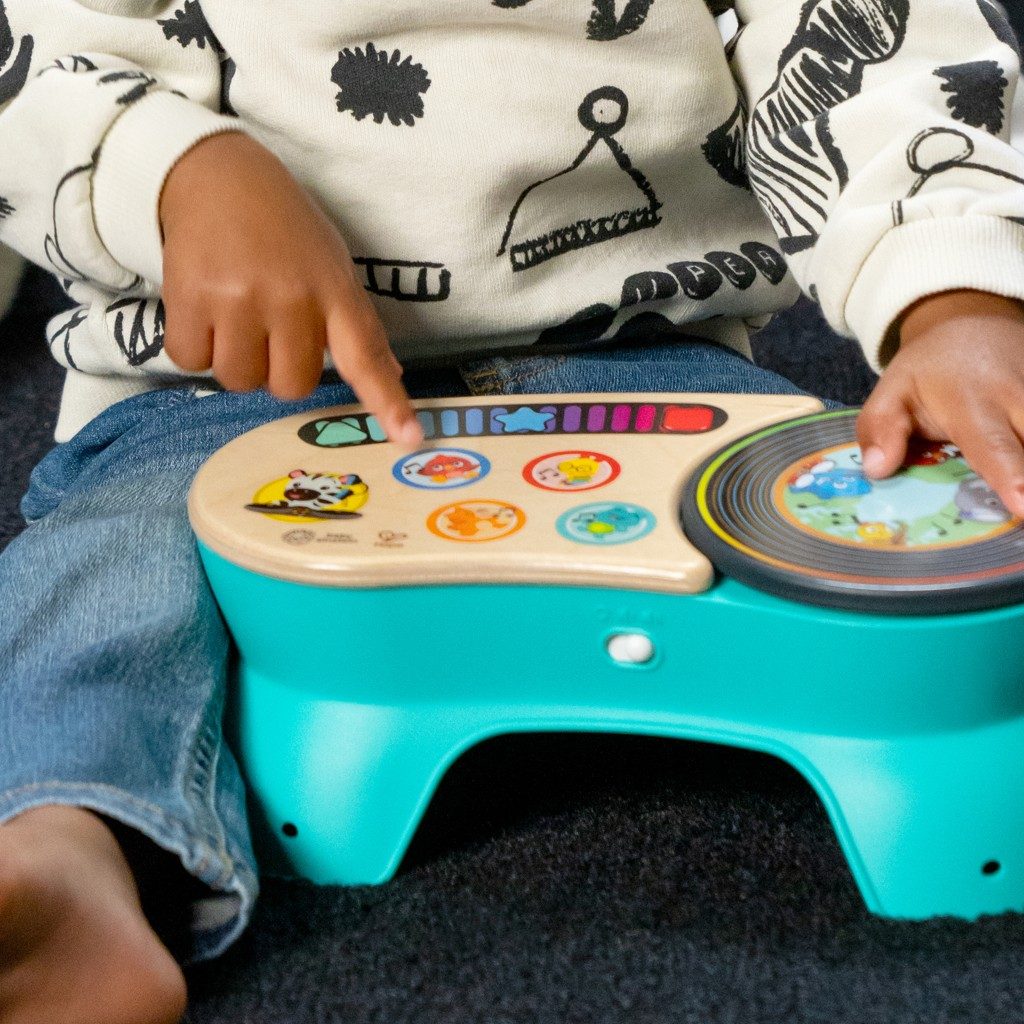 BABY EINSTEIN Hračka hudobná Gramofón DJ Discovery™ Magic Touch™ HAPE 6m+ – Obrázok 10