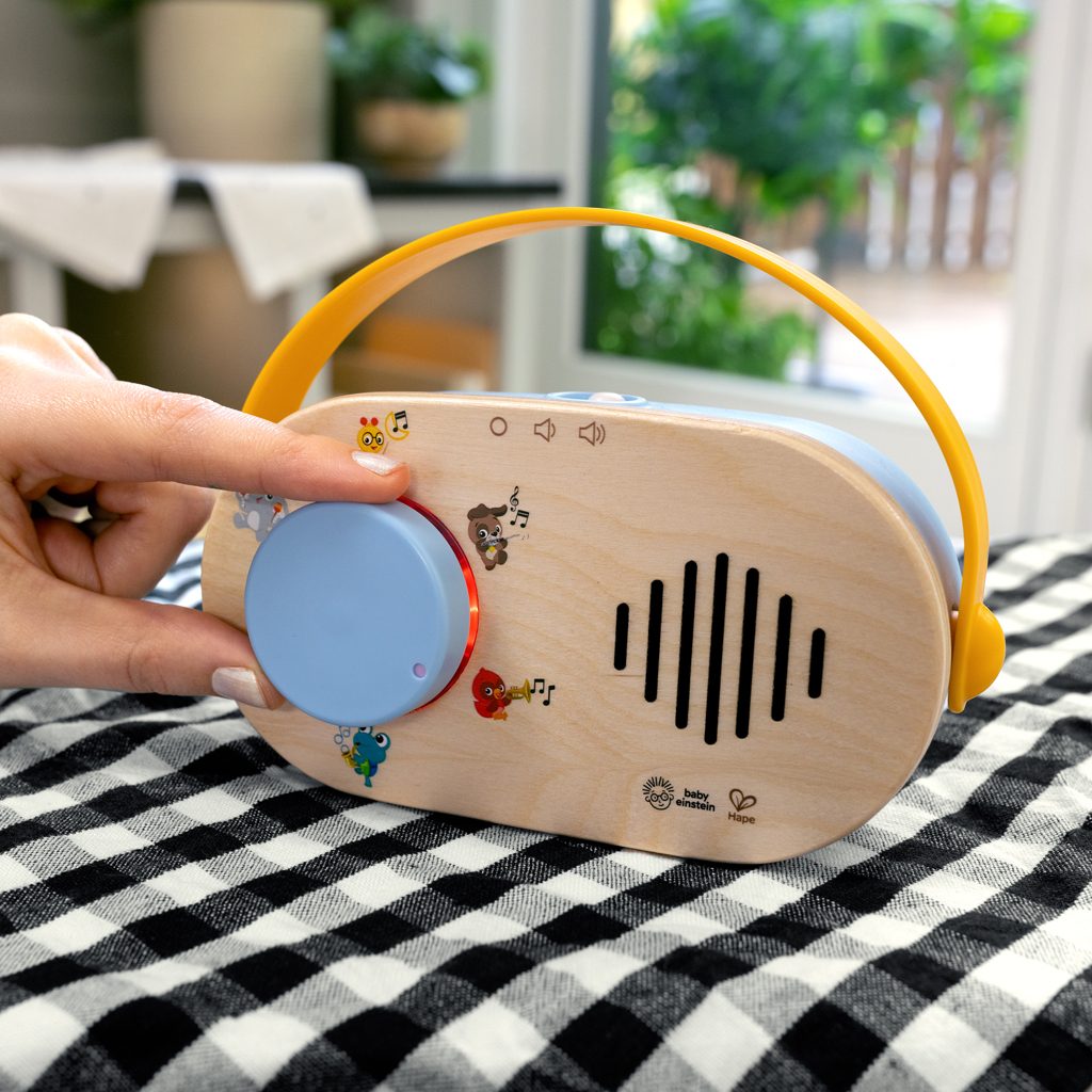 BABY EINSTEIN Hračka hudobná rádio Discovery Radio™ HAPE 6m+ – Obrázok 11