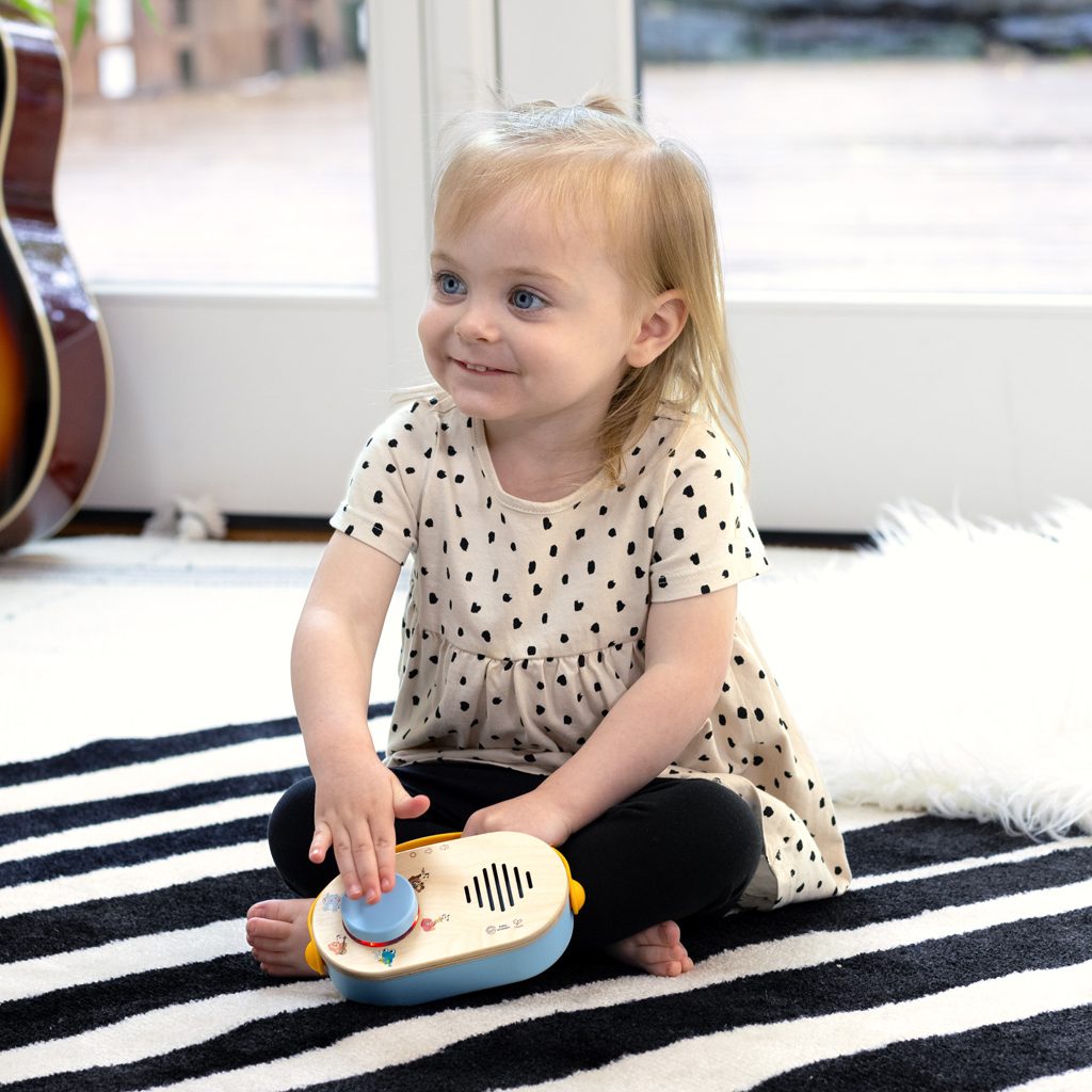 BABY EINSTEIN Hračka hudobná rádio Discovery Radio™ HAPE 6m+ – Obrázok 3