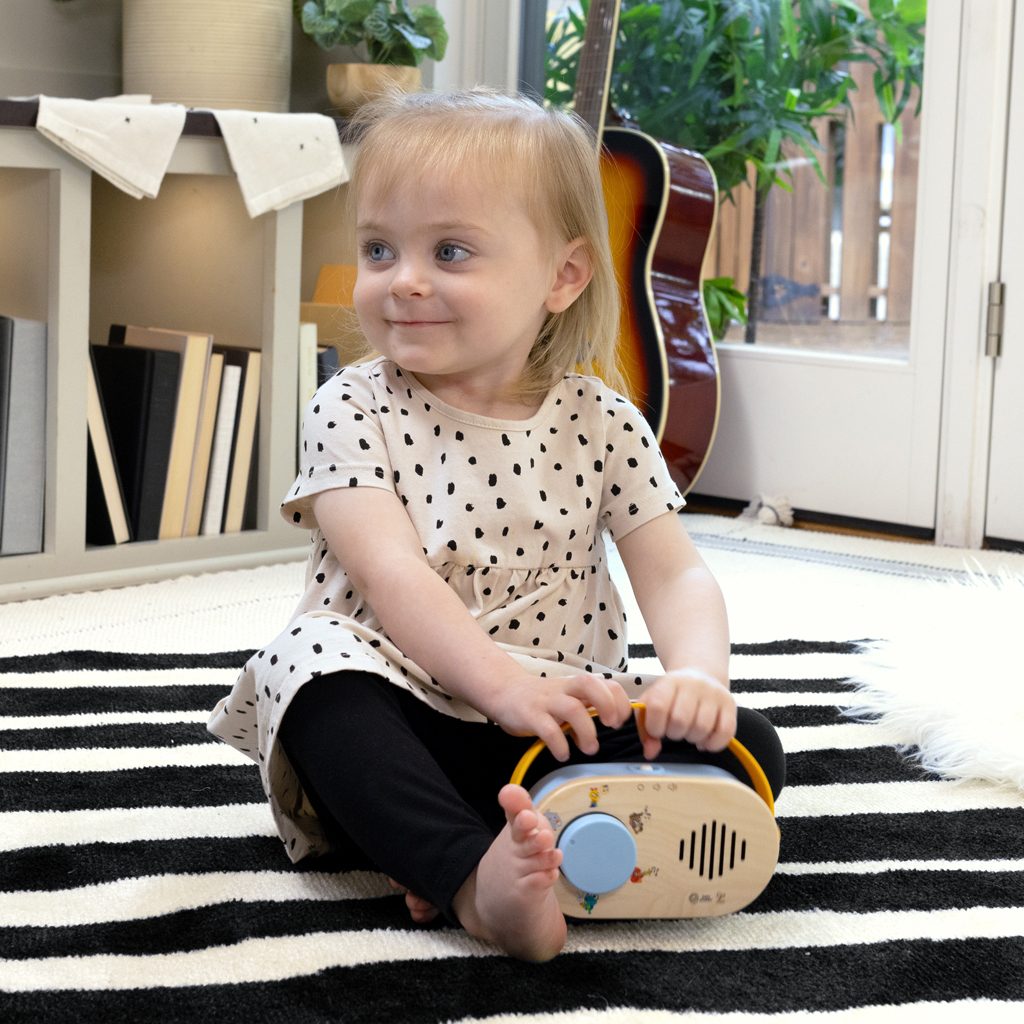 BABY EINSTEIN Hračka hudobná rádio Discovery Radio™ HAPE 6m+ – Obrázok 6