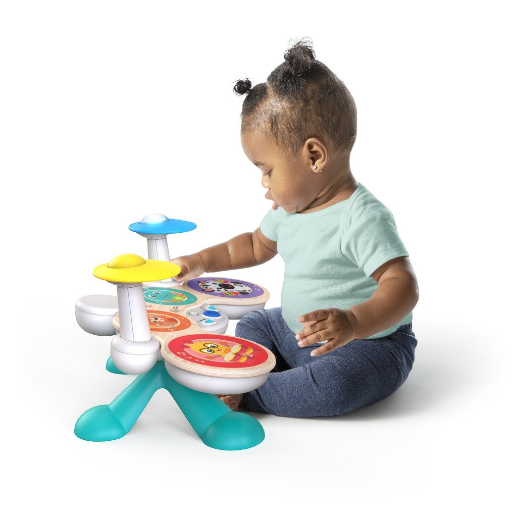 BABY EINSTEIN Hračka hudobná Set bubnov Together in Tune Drums™ Connected Magic Touch™ HAPE 12m+ – Obrázok 5