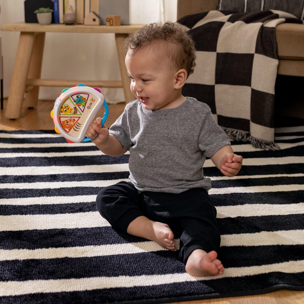 BABY EINSTEIN Hračka hudobná tamburína Tap & Shake™ Magic Touch™ HAPE 6m+ – Obrázok 6