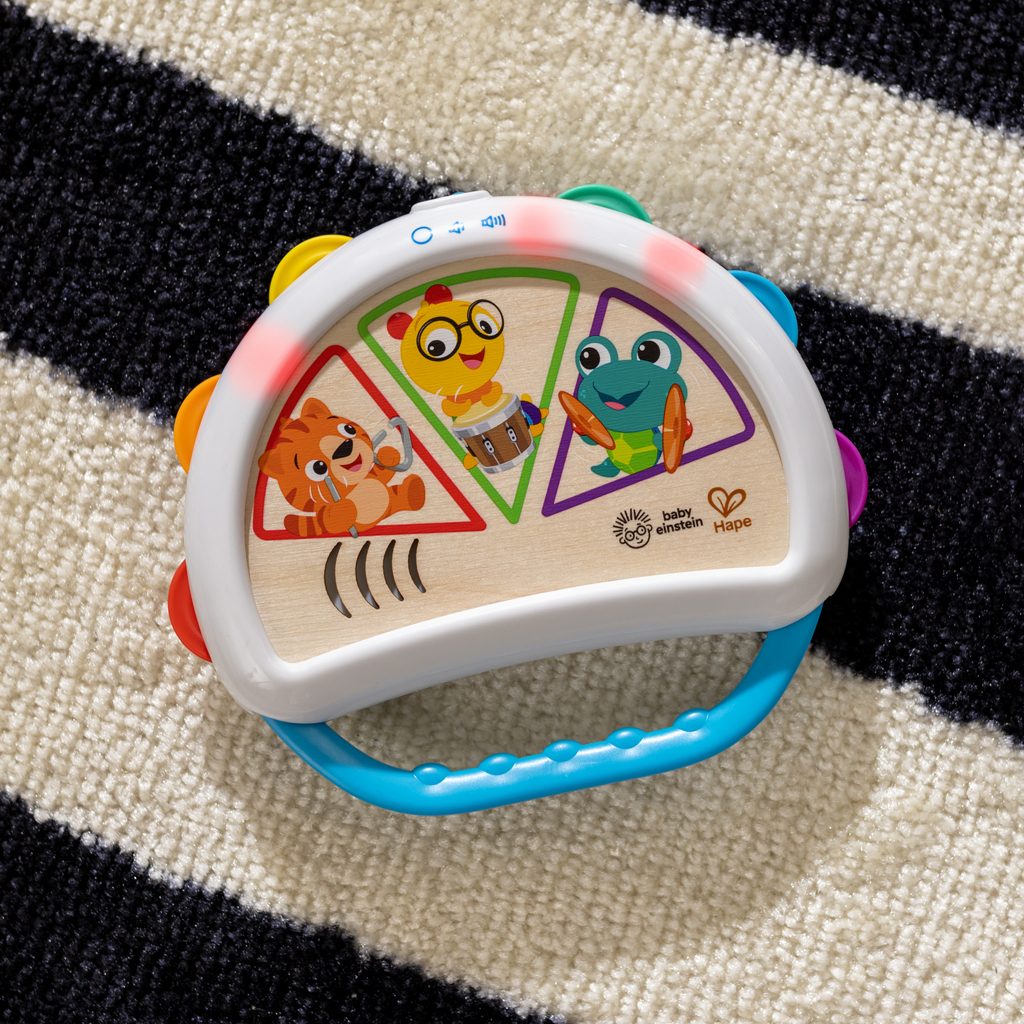 BABY EINSTEIN Hračka hudobná tamburína Tap & Shake™ Magic Touch™ HAPE 6m+ – Obrázok 10