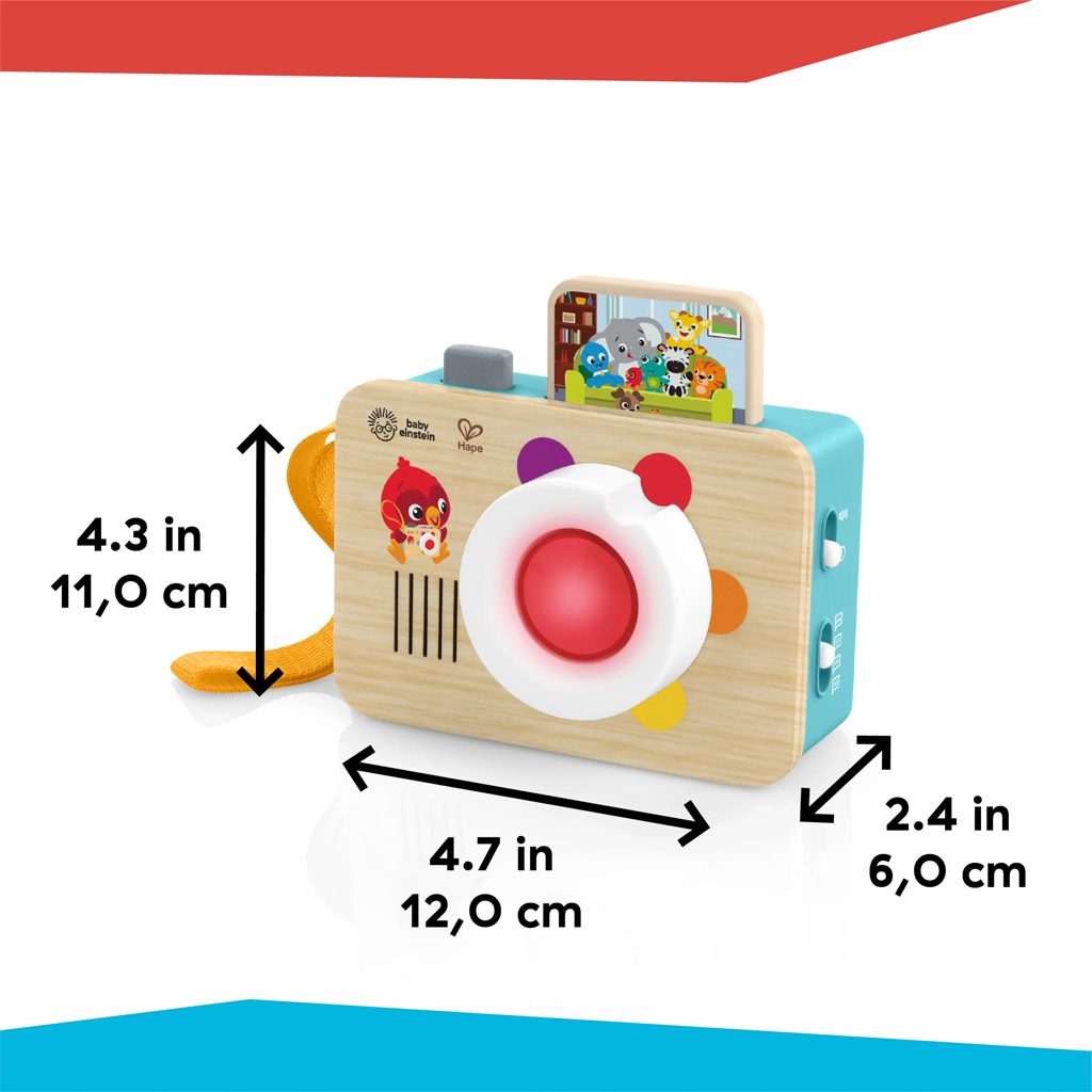 BABY EINSTEIN Hračka interaktívna so zvukom fotoaparát HAPE 6m+ – Obrázok 9
