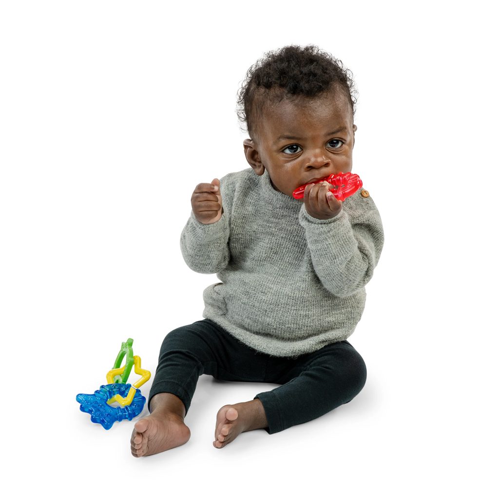 BABY EINSTEIN Hryzačka 4ks bez BPA Cool Critters 3m+ – Obrázok 9