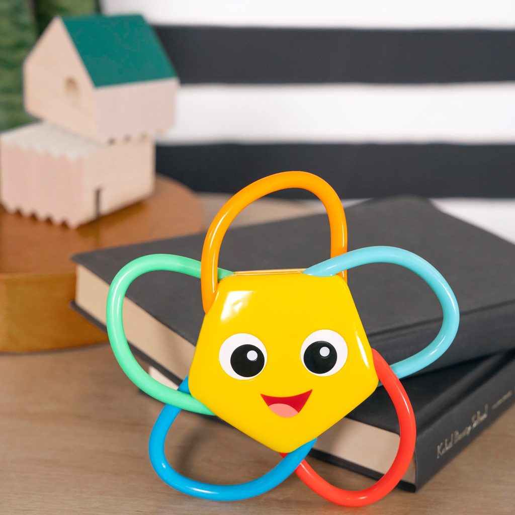 BABY EINSTEIN Hryzačka s hrkálkou Soothing Star bez BPA 0m+ – Obrázok 7