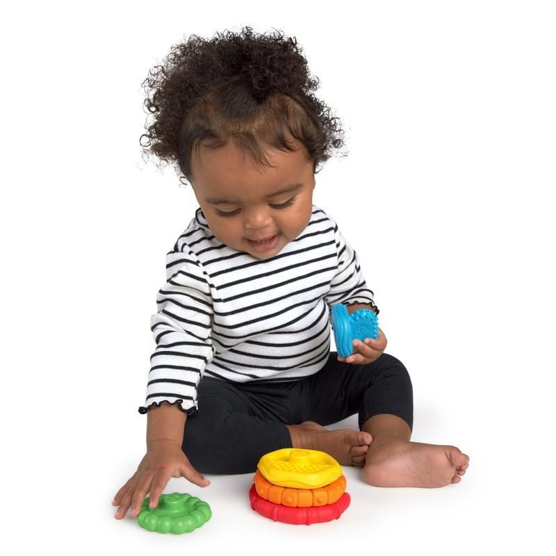 BABY EINSTEIN Hryzačka stohovacia 2v1 Stack&Teethe™ 0m+ – Obrázok 14