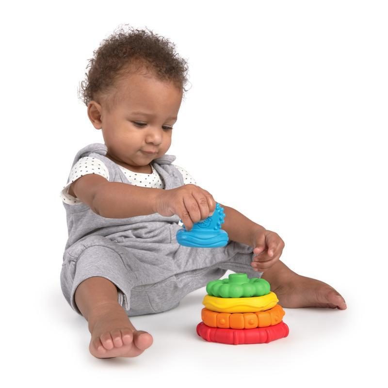 BABY EINSTEIN Hryzačka stohovacia 2v1 Stack&Teethe™ 0m+ – Obrázok 10
