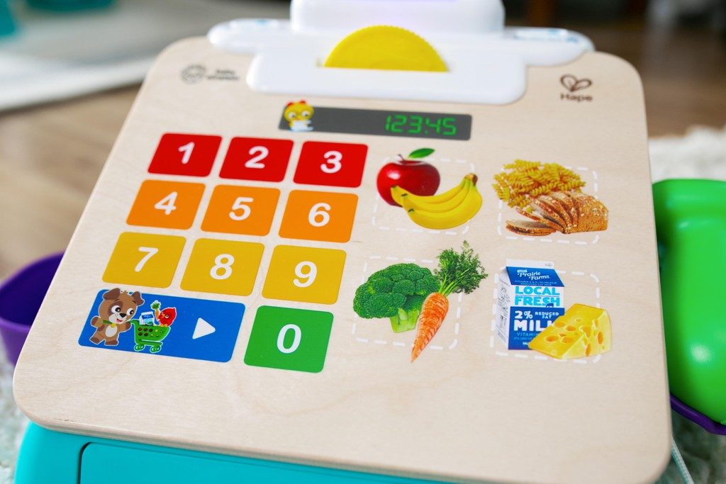 BABY EINSTEIN Pokladnica obchodná Magic Touch HAPE 9m+ – Obrázok 16