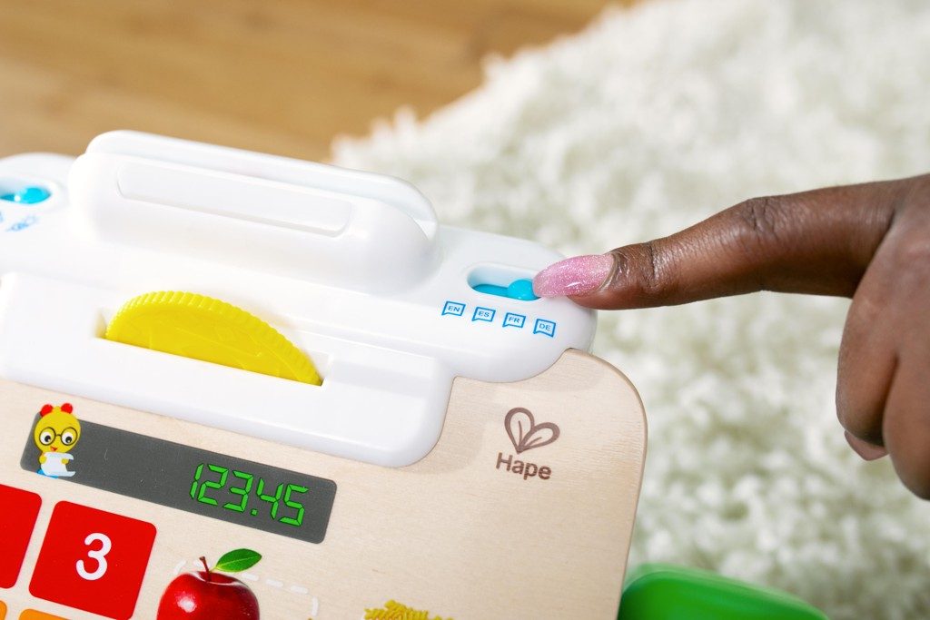 BABY EINSTEIN Pokladnica obchodná Magic Touch HAPE 9m+ – Obrázok 17