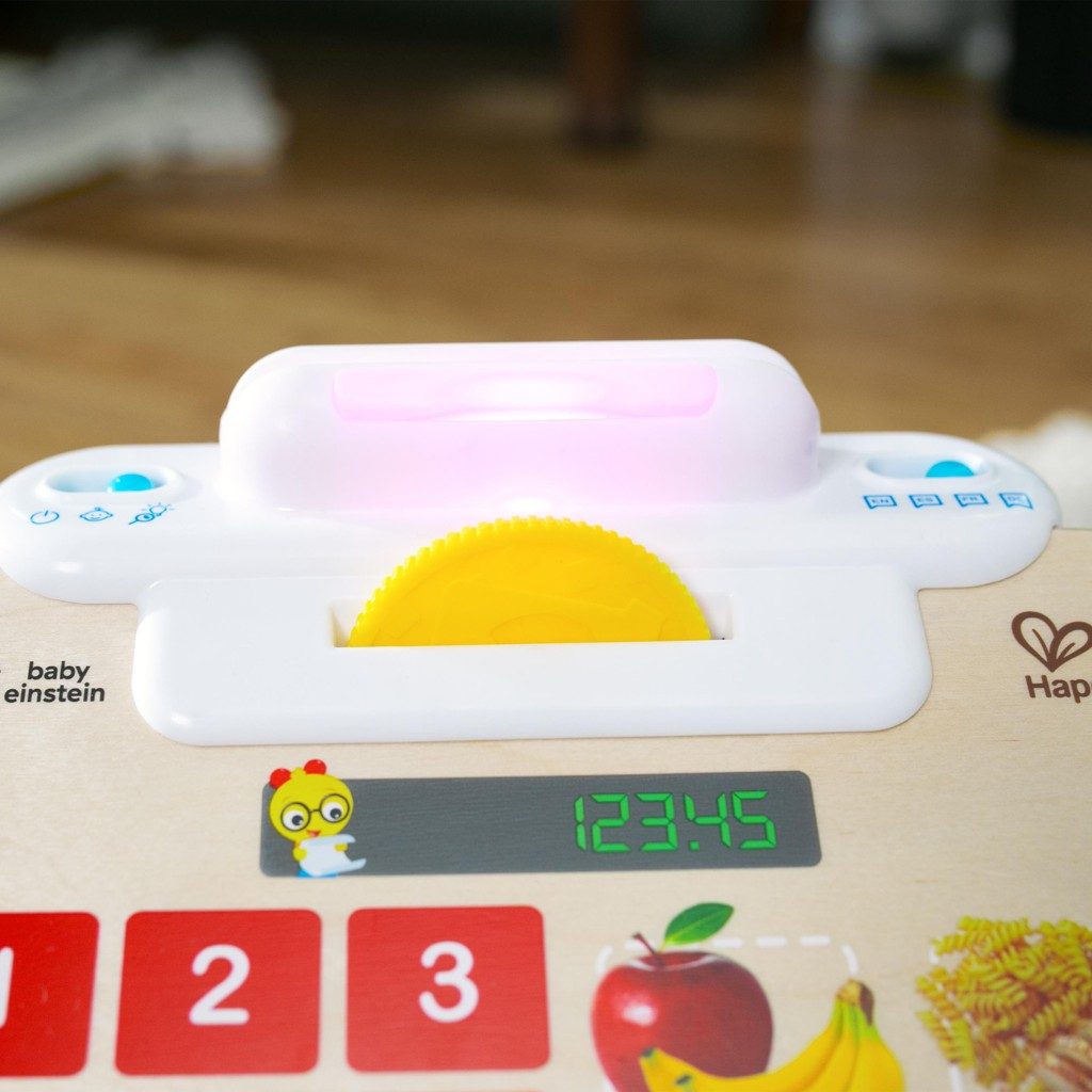BABY EINSTEIN Pokladnica obchodná Magic Touch HAPE 9m+ – Obrázok 7