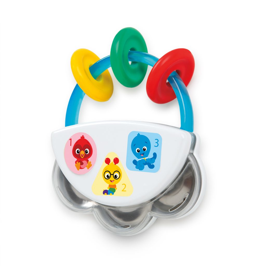 BABY EINSTEIN Tamburína s hrkálkou 3m+ – Obrázok 2