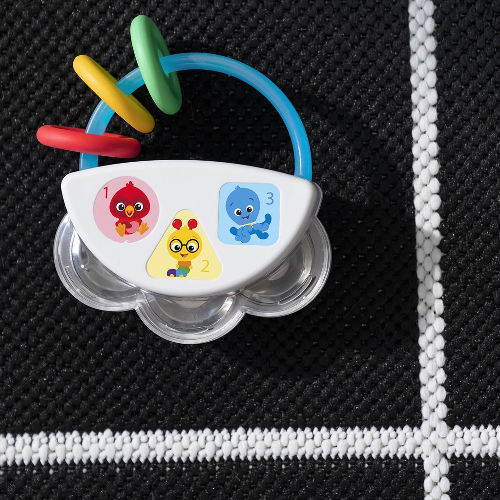 BABY EINSTEIN Tamburína s hrkálkou 3m+ – Obrázok 3